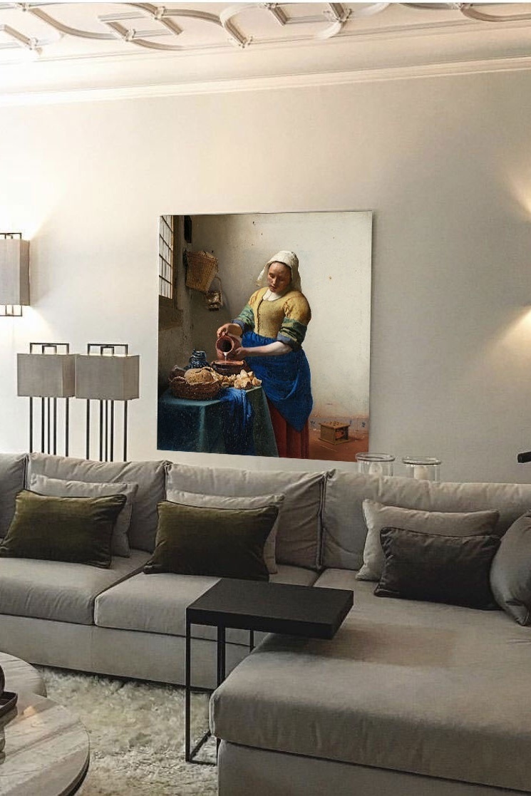 Het Melkmeisje - Johannes Vermeer 2