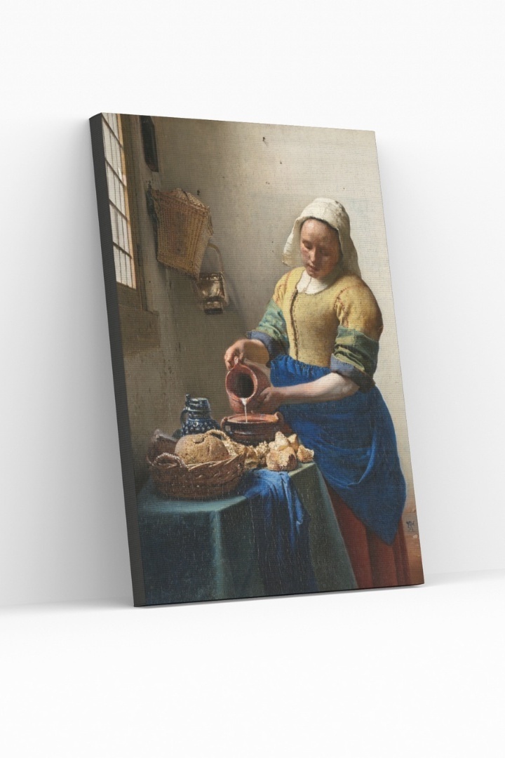 Het Melkmeisje - Johannes Vermeer 4