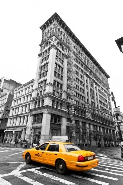 The famous yellow cab 