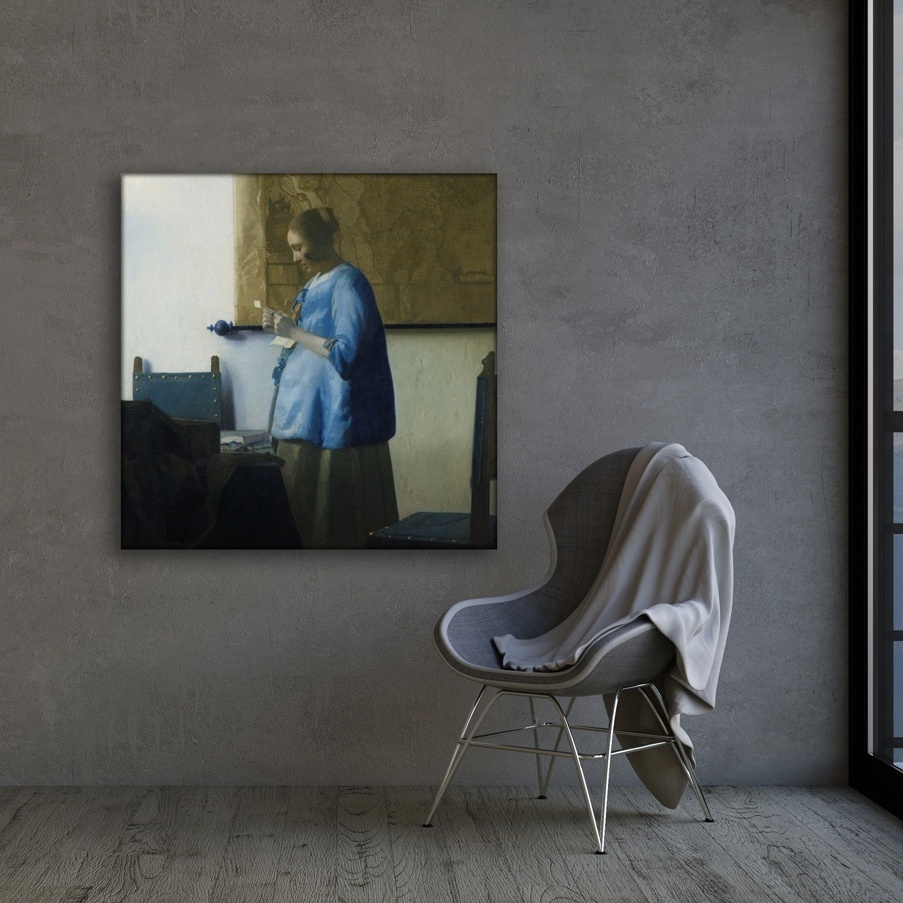 Brieflezende vrouw - Johannes Vermeer 2