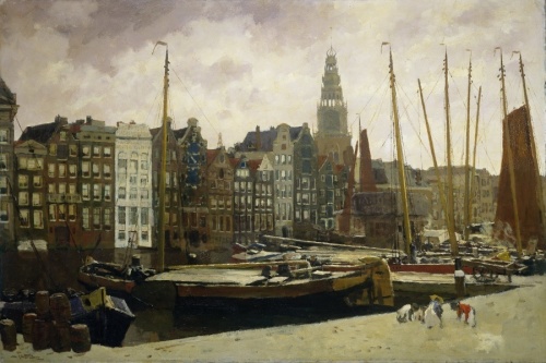 Damrak in Amsterdam - George Hendrik Breitner