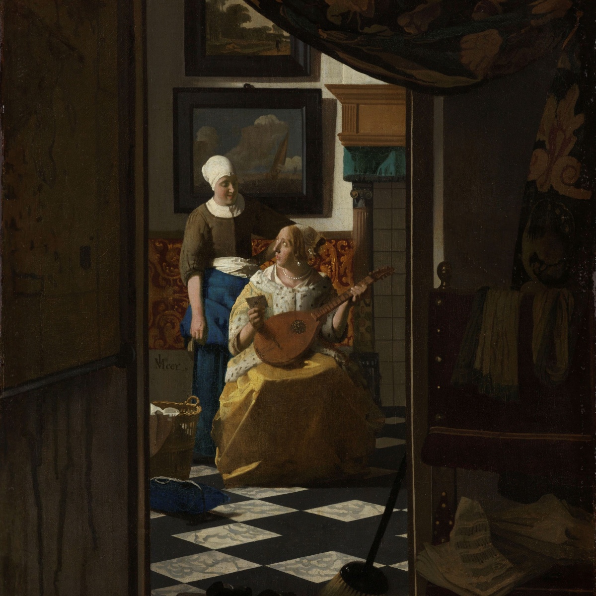 De liefdesbrief - Johannes Vermeer 1