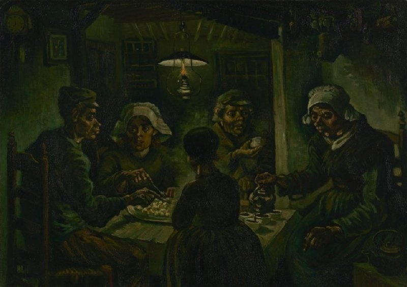 De aardappeleters - Vincent van Gogh 1