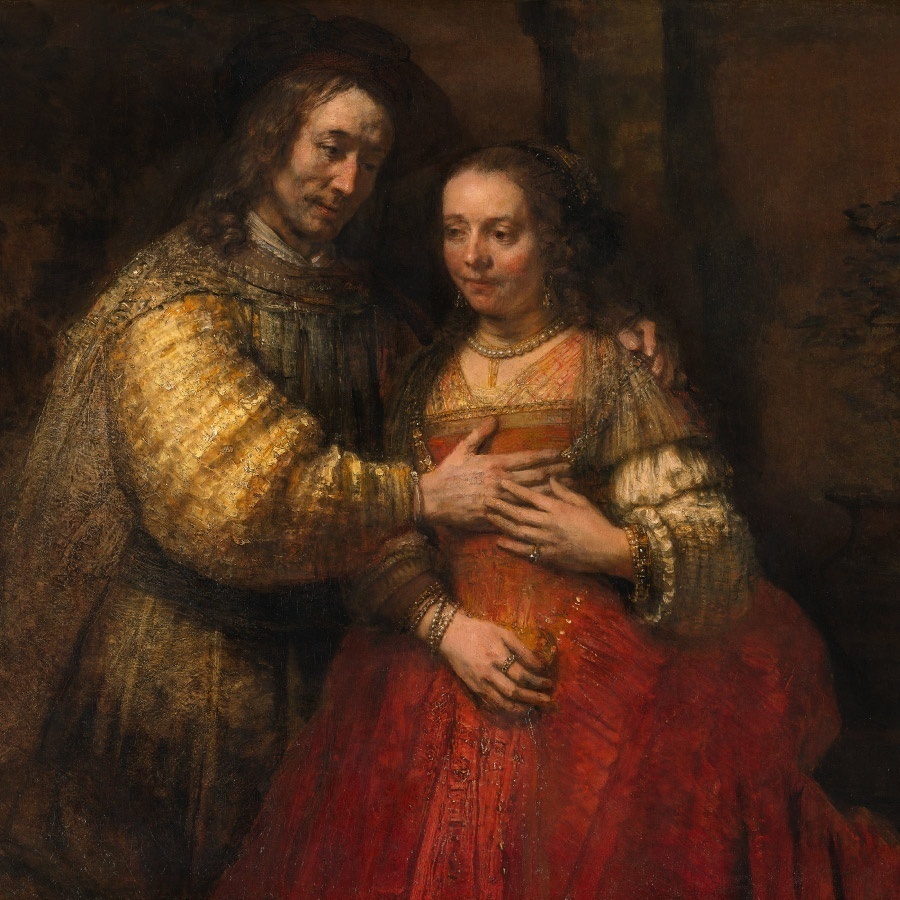 Hoofdafbeelding Het Joodse bruidje - Rembrandt van Rijn