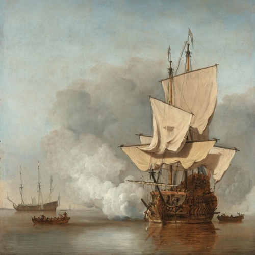 Het kanonschot - Willem van der Velde