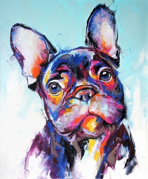 French Bulldog Painting 1