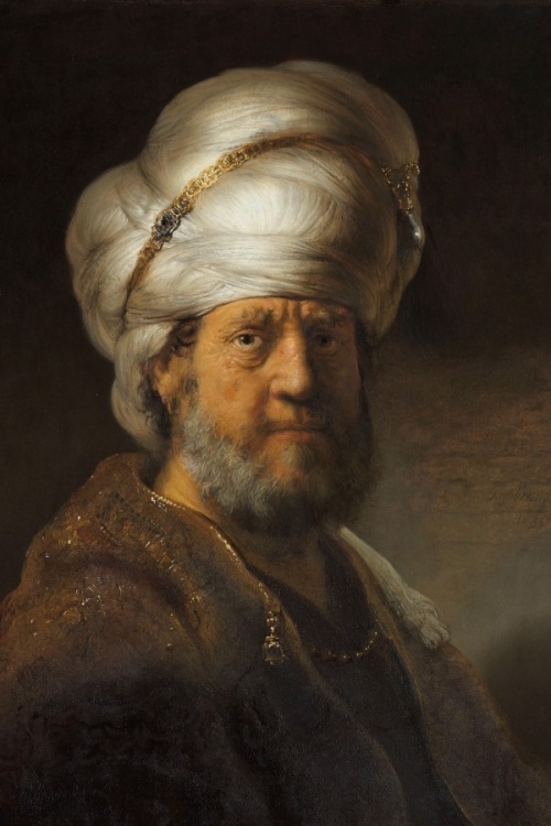 Man in oosterse kleding - Rembrandt van Rijn