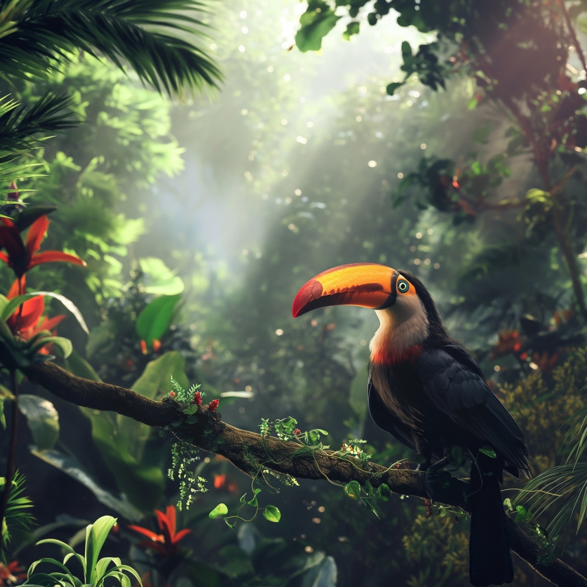 Toucan in Jungle