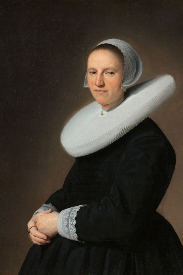 Portret van Adriana Croes - Johannes Cornelisz Verspronck 1