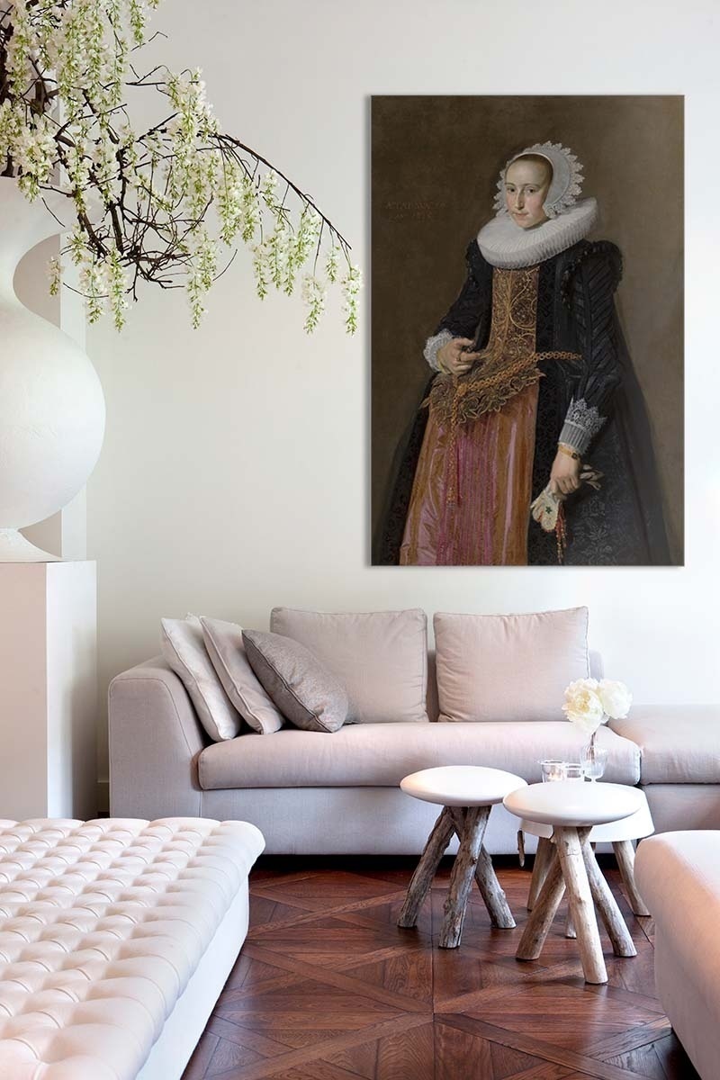 Portret van Aletta Hanemans - Frans Hals 2