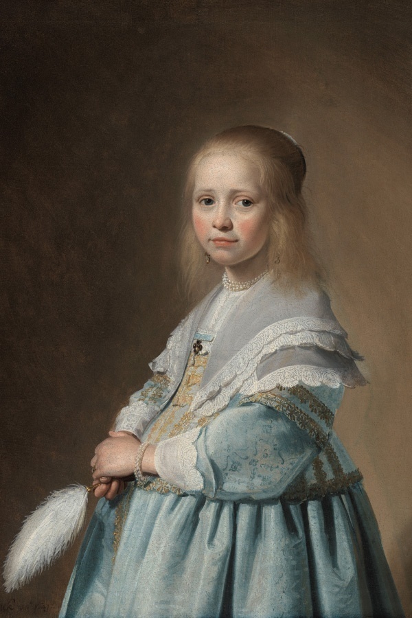 Hoofdafbeelding Portret van een meisje in het blauw - Johannes Cornelisz Verspronck