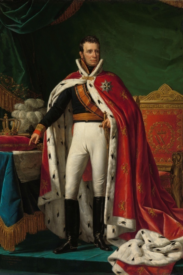 Portret van Willem I, koning der Nederlanden - Joseph Paelinck 1