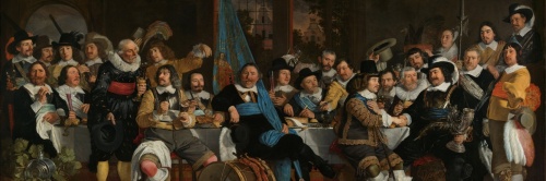 Schuttersmaaltijd ter viering van de Vrede van Munster - Bartholomeus van der Helst